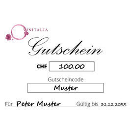 Geschenkgutschein - CHF 100.00